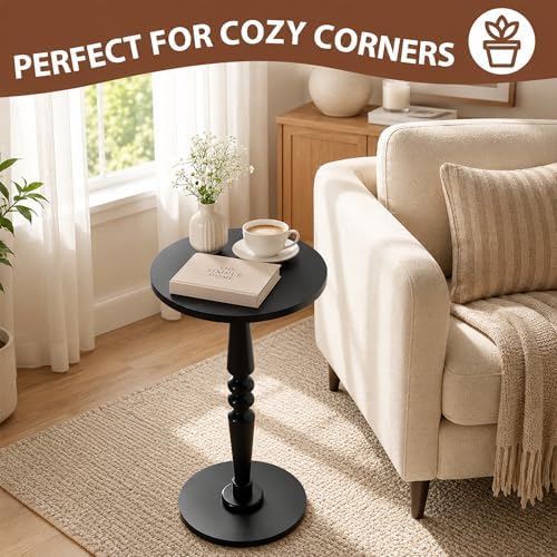 Round Side Table for Small Spaces - Image 7