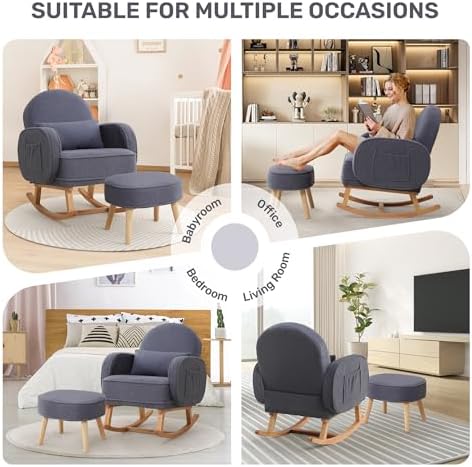 HCHAIRH Nursery Rocking Chair - Image 6