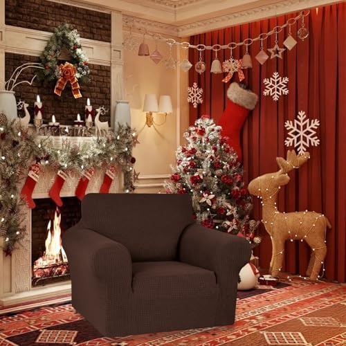 KEKUOU Stretch Chair Sofa Slipcover, Single Couch Cover - Image 2