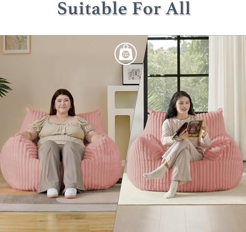 Giant Plush Bean Bag Chair for Adults - Image 6