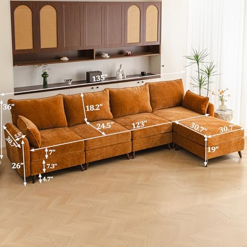 Rexulqo 135'' Modular Sectional Sofa - Image 6