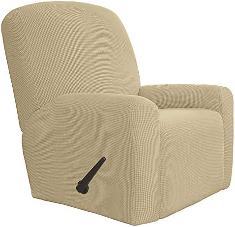 Easy-Going 4 Pieces Oversized Recliner Stretch Sofa Slipcover Sofa Cover by Easy-Going