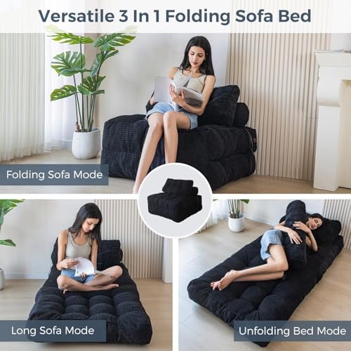 MAXYOYO Folding Sofa Bed, Convertible Chair Bed - Image 4