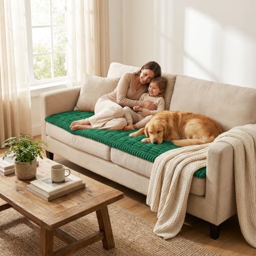 Smiry Couch Cover for Dogs, Non Slip Washable Sofa Protector for Pets - Image 6