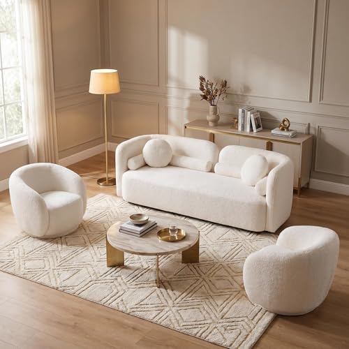 3-Piece Curved Sofa Set - Image 3