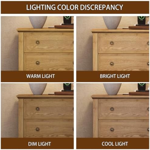 IKENO Solid Wood Nightstand - Image 6