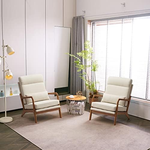 Karl home Accent Chair High Back Mid-Century Modern - Image 6