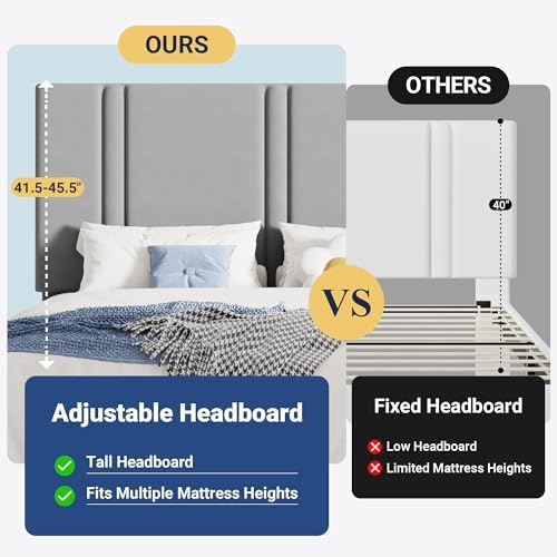 Allewie King Size Platform Bed Frame - Image 6
