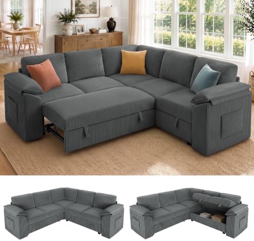Xbrigh 85" Modular Sectional Sleeper Sofa by Xbrigh
