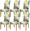 Dining Chair Covers, Stretch Seat Covers, Washable Furniture Protector by BIETYONE