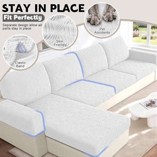 VANSOFY Stretch Couch Cushion Covers - Image 4