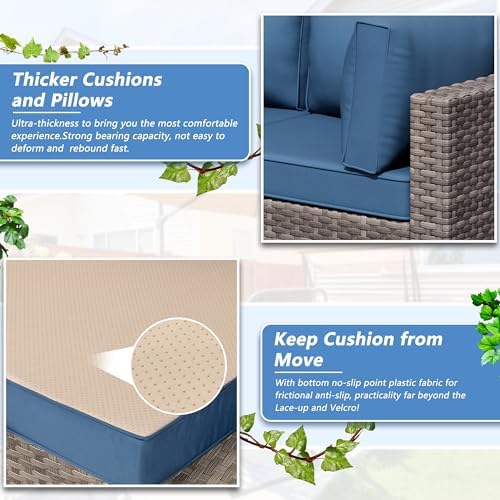 7 Piece Outdoor Patio Furniture Set - Image 5