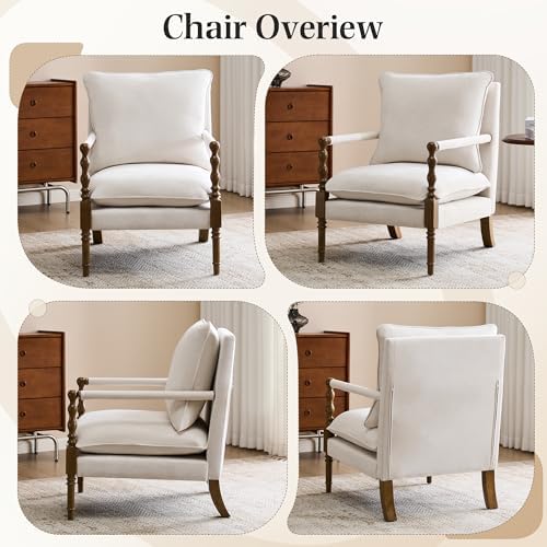 Bezseller Spindle Accent Chair - Image 4