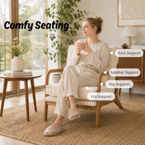 Karl home Mid-Century Modern Accent Reading Chair - Image 3