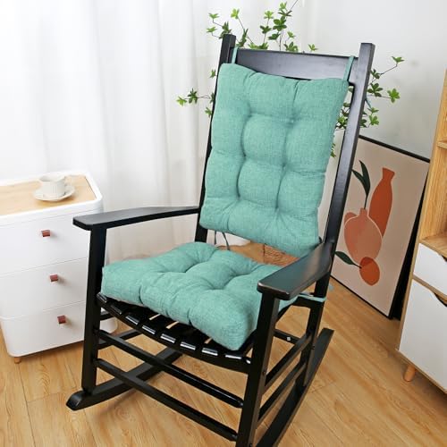 BUYUE Chair Cushion Set for Rocking Chair, Back Pillow & Seat Cushion - Image 3