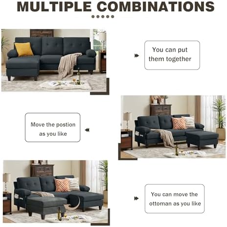 84" L‑Shaped Sectional Sofa - Image 3