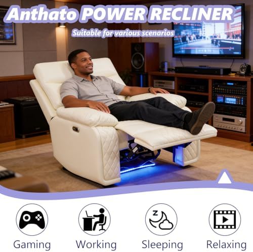 Power Reclining Sofa Set, Recliner Loveseat & 2 Chairs - Image 6
