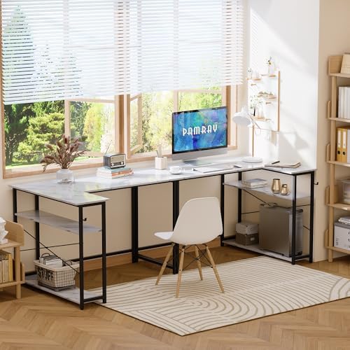Pamray 43 Inch L Shaped Computer Desk - Image 2