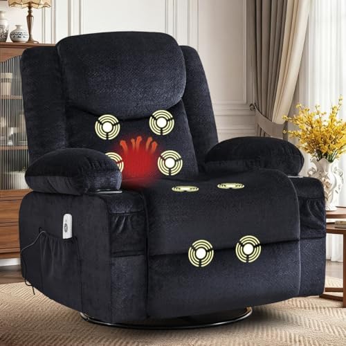 BOSMILLER Swivel Recliner Chair by Bosmiller