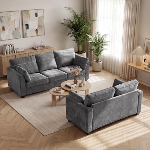 2-Piece Sofa Set, 65.4" Loveseat + 89" 3-Seater Couch - Image 6