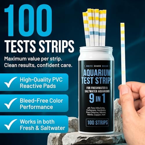 9-In-1 Aquarium Test Strips – 100 Strips - Image 6