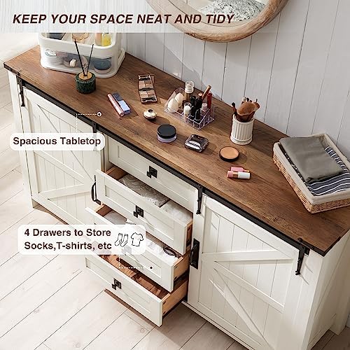 T4TREAM 60-Inch Farmhouse Dresser - Image 6