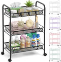 TOOLF 3 Tier Rolling Cart, Metal Utility Storage Cart by TOOLF