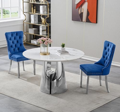 45” Round Dining Table Set For 4, Kitchen Table - Image 3