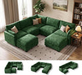 Modular Sectional Sofa, Oversized V-Shaped Couch by Unknown