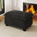 WorthFurni Cloud Couch Ottoman Modular Sectional Sofa, Comfy Deep Seat Cushion by WorthFurni