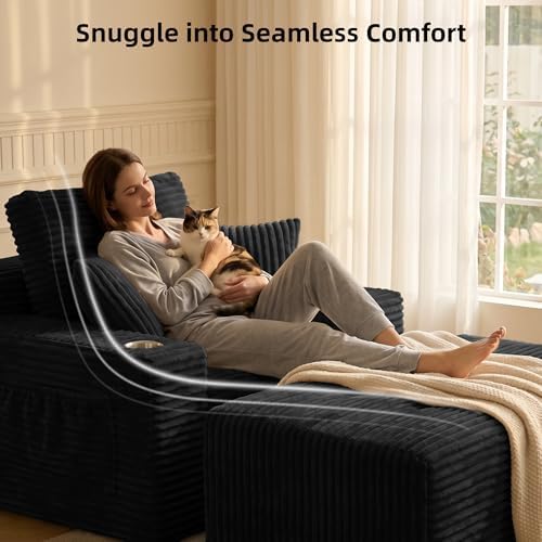 66" Oversized Boneless Chaise Lounge Chair - Image 5