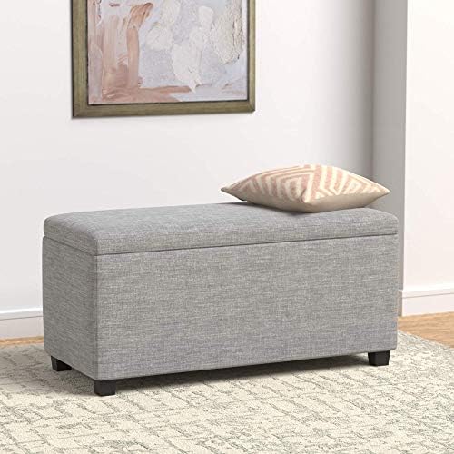 Amazon Basics Upholstered Storage Ottoman Bench - Image 2