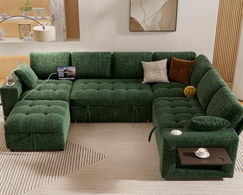 Vipbear 111" Modular Sectional Sleeper Sofa - Image 2