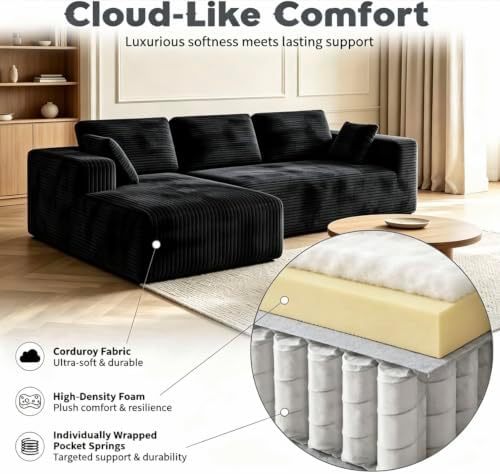 106" L-Shaped Modular Sectional Sofa - Image 4