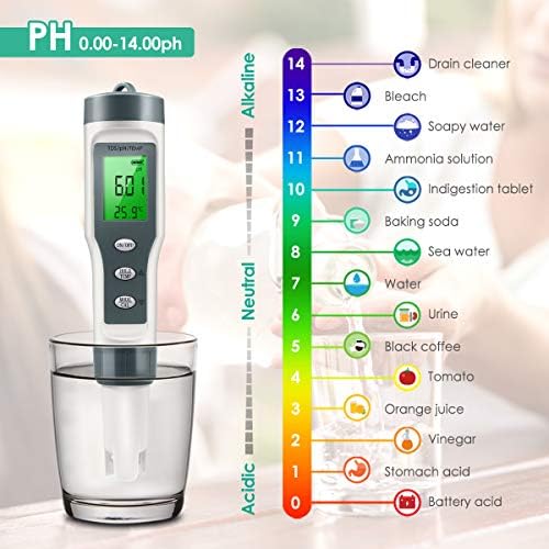 3-in-1 Digital pH Meter, Water Quality Tester - Image 3