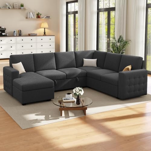 104" Sectional sleeper Sofa Bed, Pull Out Couch - Image 2