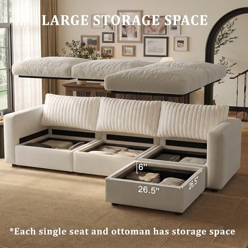 99" Cloud Modular Sectional Sofa - Image 4