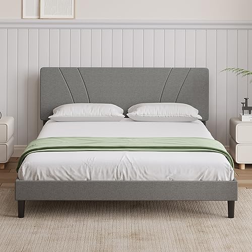 Novilla Full Size Bed Frame No Box Spring Needed - Image 3