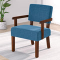 FAGAGA Accent Chair with Solid Wood Frame, Arm Chairs with Soft Seat by FAGAGA