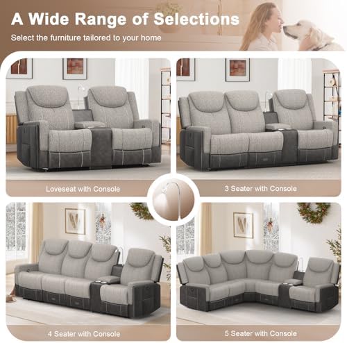 Dresegmt Recliner Sofa, 2 - Image 6