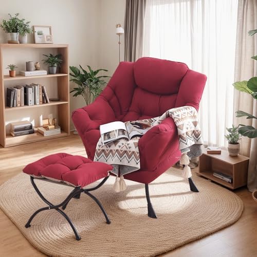 Lazy Chair with Ottoman, Soft Comfy Chair - Image 2