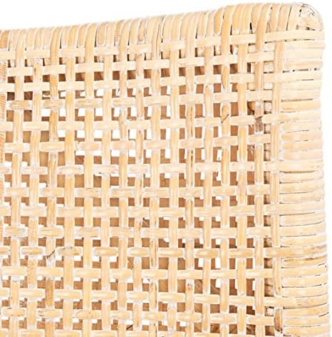 SAFAVIEH Gianni Wood Accent Chair, 19.8" Seat Natural/White Washed SEA4011B - Image 6