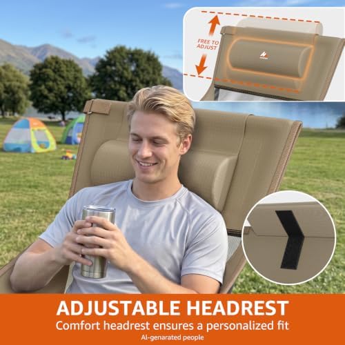 Portable Folding Rocking Camping Chair - Image 7
