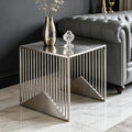 Stainless Steel Side Table by Unknown