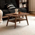 100% Solid Wood Coffee Table for Living Room, 31.5" Small Tables by Vadisun