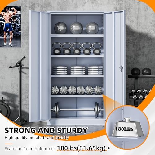 INTERGREAT Metal Storage Cabinet - Image 5