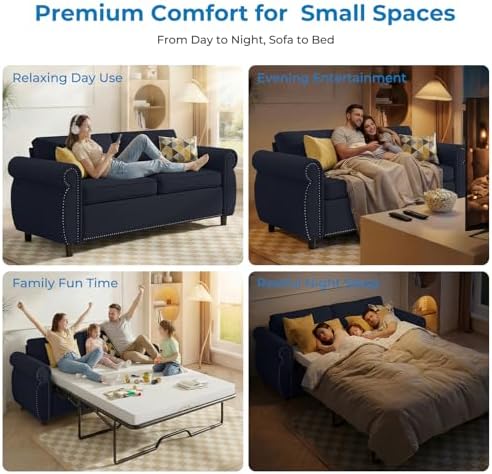 Mjkone Pull Out Sleeper Sofa Bed - Image 4