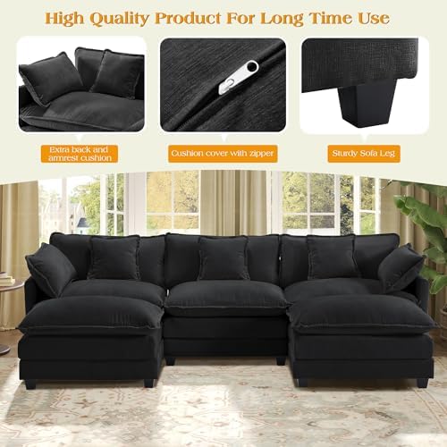 Hanherry Modular Sectional Sofa, Cloud Couch - Image 6