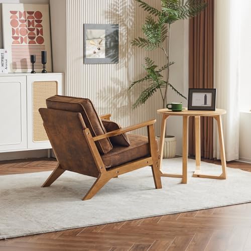 Karl home Mid-Century Lounge Accent Chair - Image 6