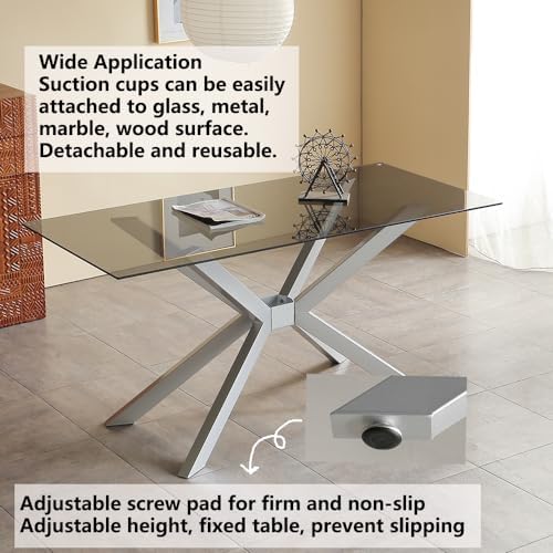 Modern Table Base 29" Metal Dining Table Legs - Image 3